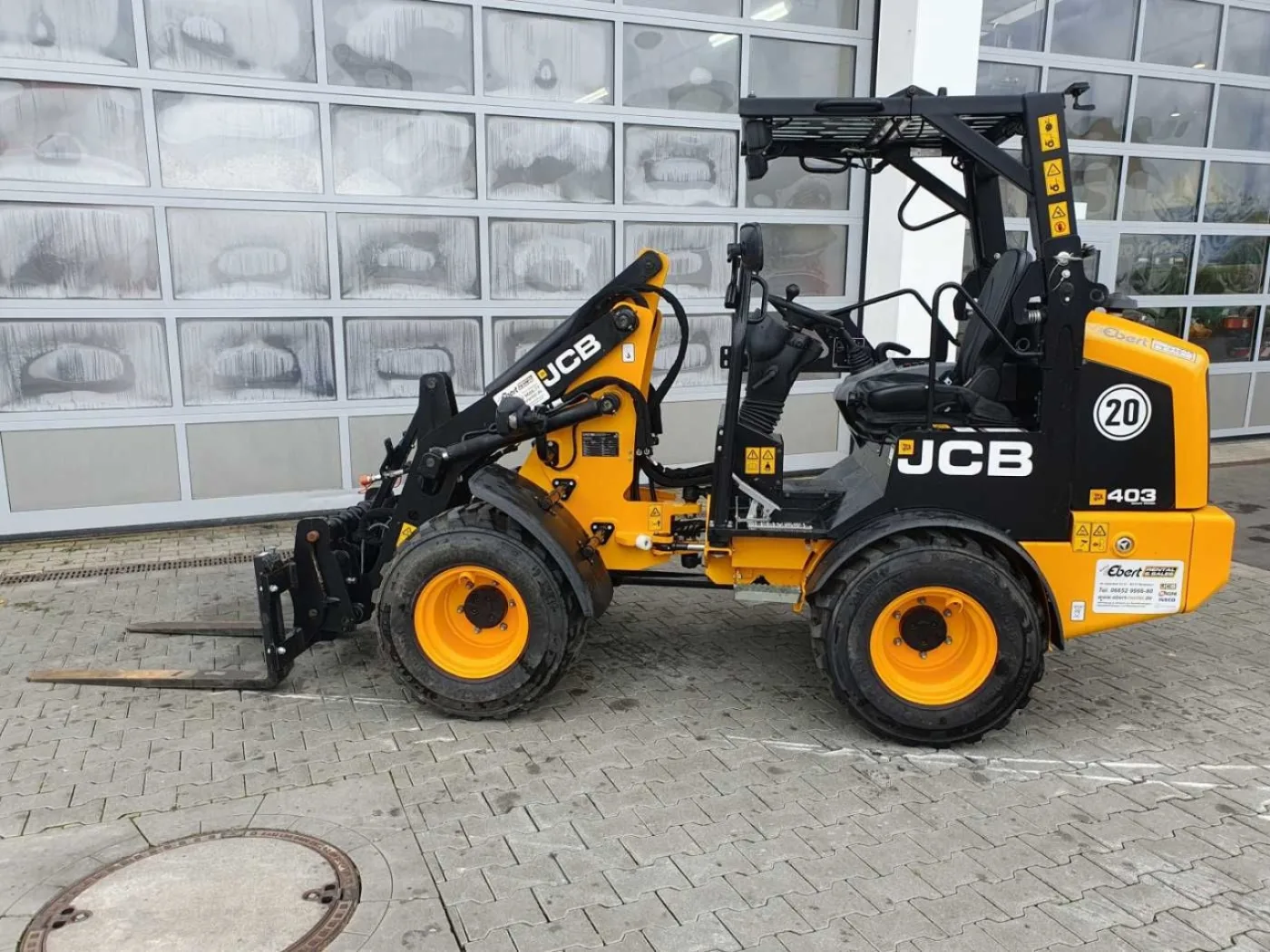 Jcb 403 Klappdach / Schaufel - Gabel / nur 152h! - 8