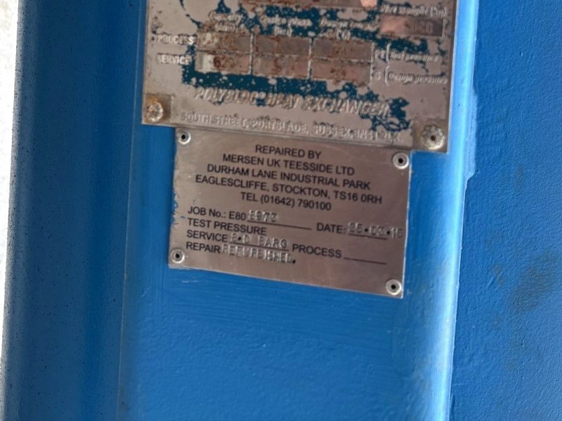 Le Carbone-Lorraine NCH 61OG ± 80 m² - Shell and tube heat exchanger