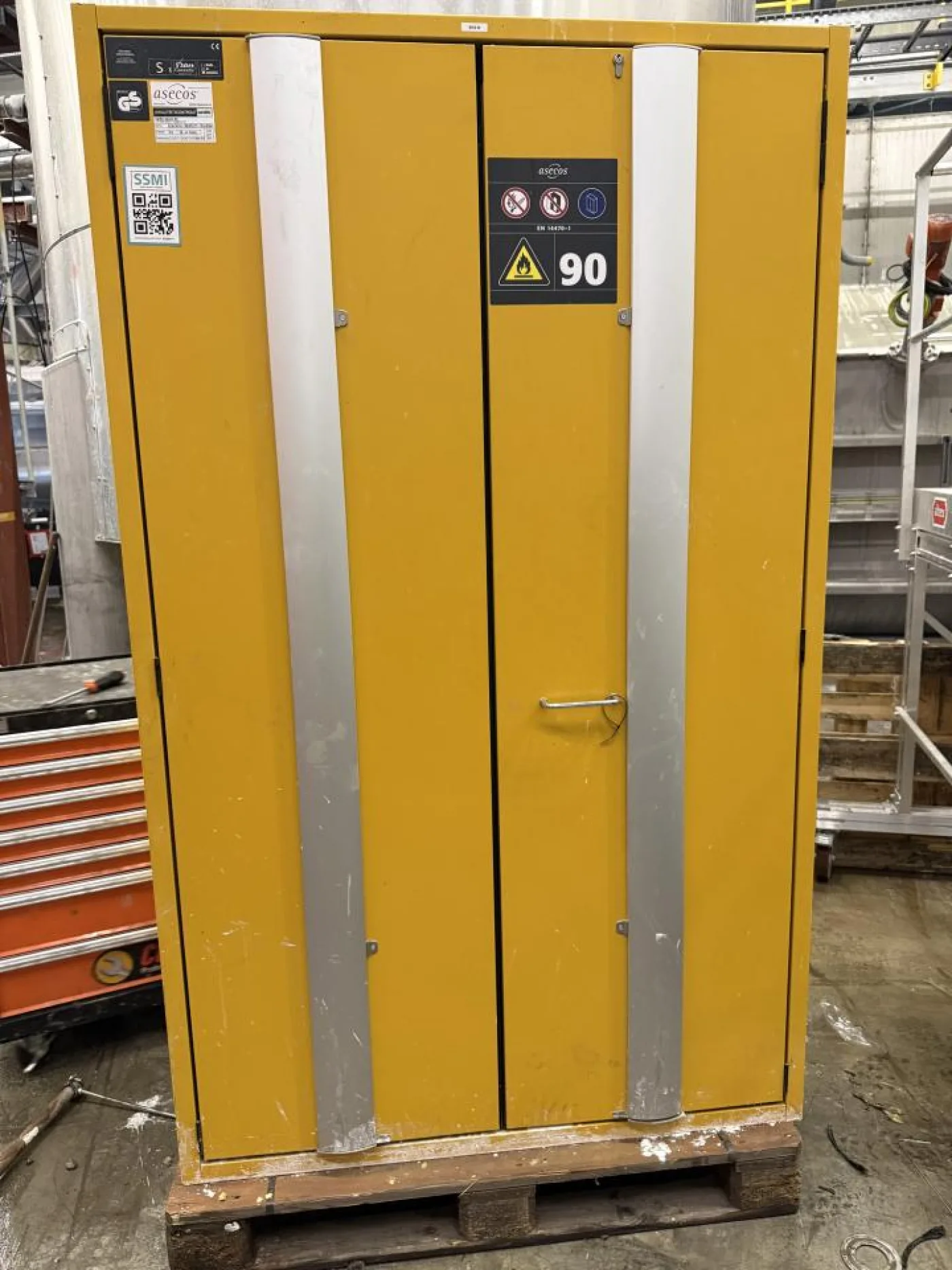 2015 Asecos Fire-Resistant Chimie Storage Cabinet - 5