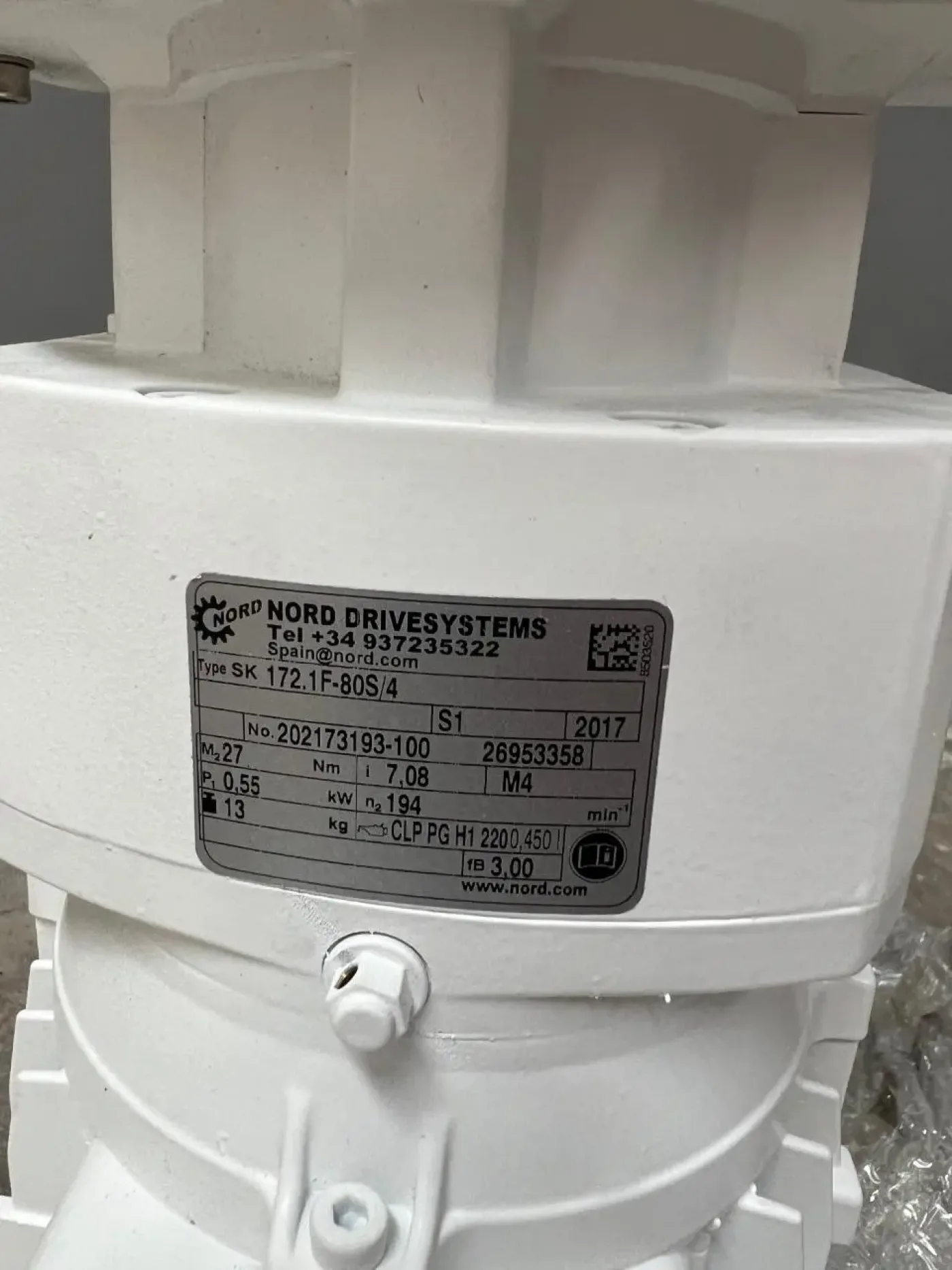 STAINLESS STEEL 3-BLADE PROPELLER TYPE AGITATOR NBI 0.55 kW 194 rpm - 3