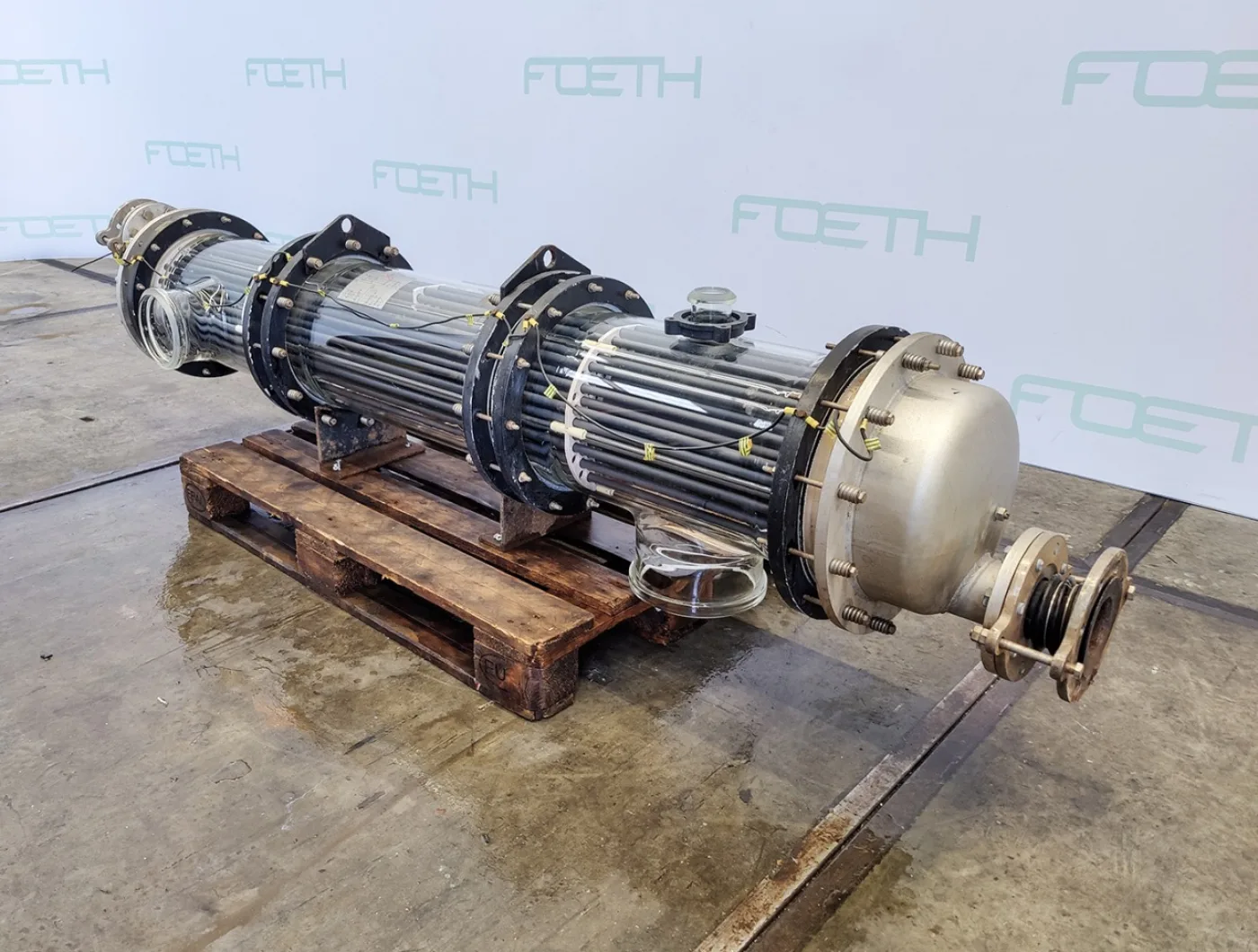 QVF Glasstechnik S-ROB71/300/SH/3SIC - 7,1 m² - Shell and tube heat exchanger - 6