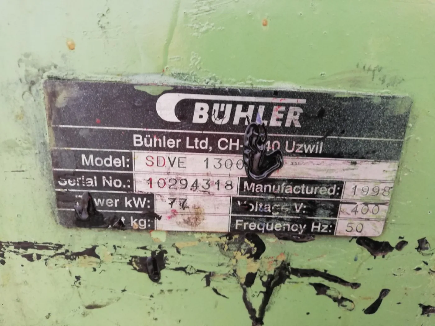 Bühler SDVE-1300 - Three roll mill - 2