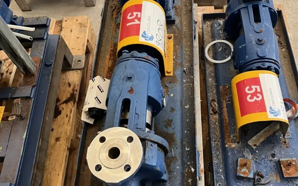 USED INGERSOLL-DRESSER PUMPS 40-25CPX125 1m3h 316L 1.5kW CENTRIFUGAL PUMP