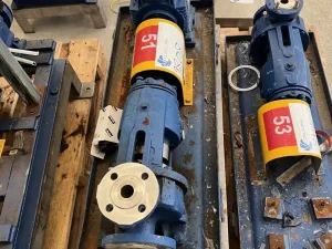 USED INGERSOLL-DRESSER PUMPS 40-25CPX125 1m3h 316L 1.5kW CENTRIFUGAL PUMP