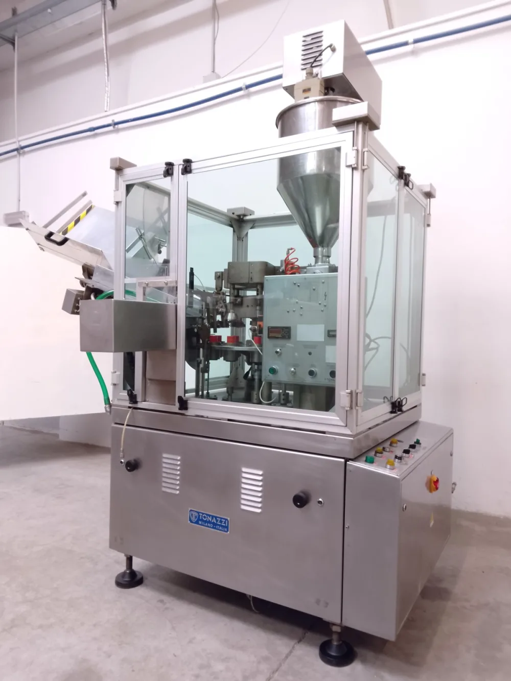 INTUBETTATRICE PER TUBETTI IN ALLUMINIO – TONAZZI – MOD. NOVA 105
