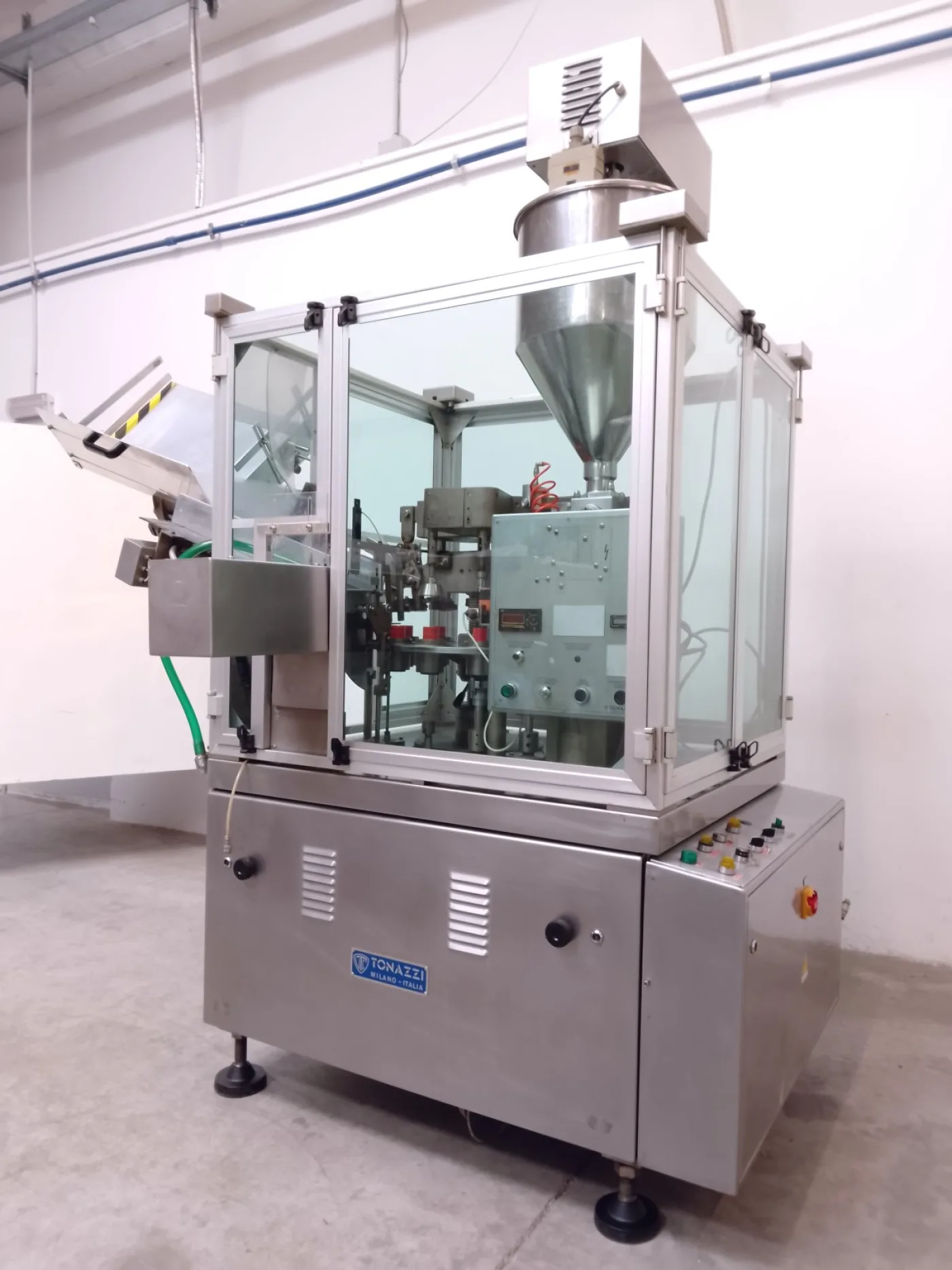 INTUBETTATRICE PER TUBETTI IN ALLUMINIO – TONAZZI – MOD. NOVA 105 - 1