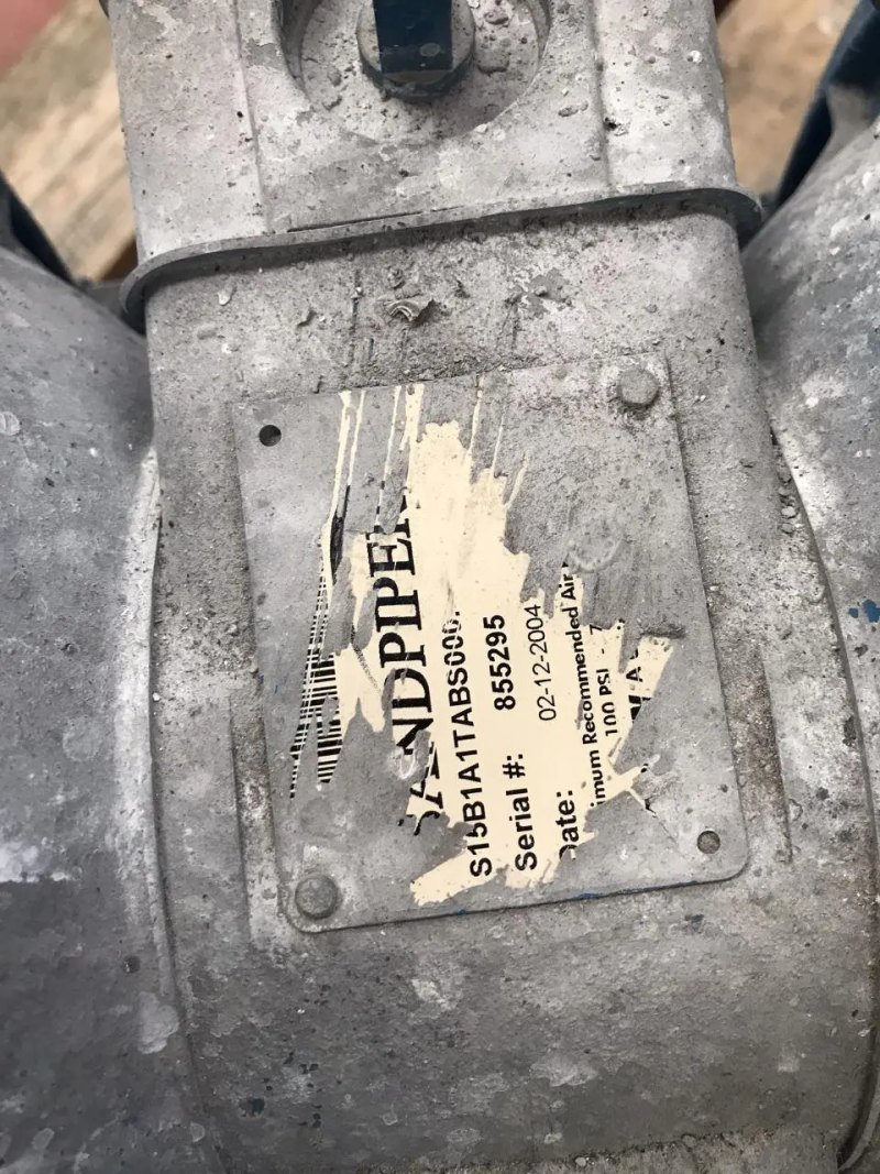 USED AODD SANDPIPER S15 B1A1TABS000 AIR OPERATED DOUBLE DIAPHRAGM PUMP
