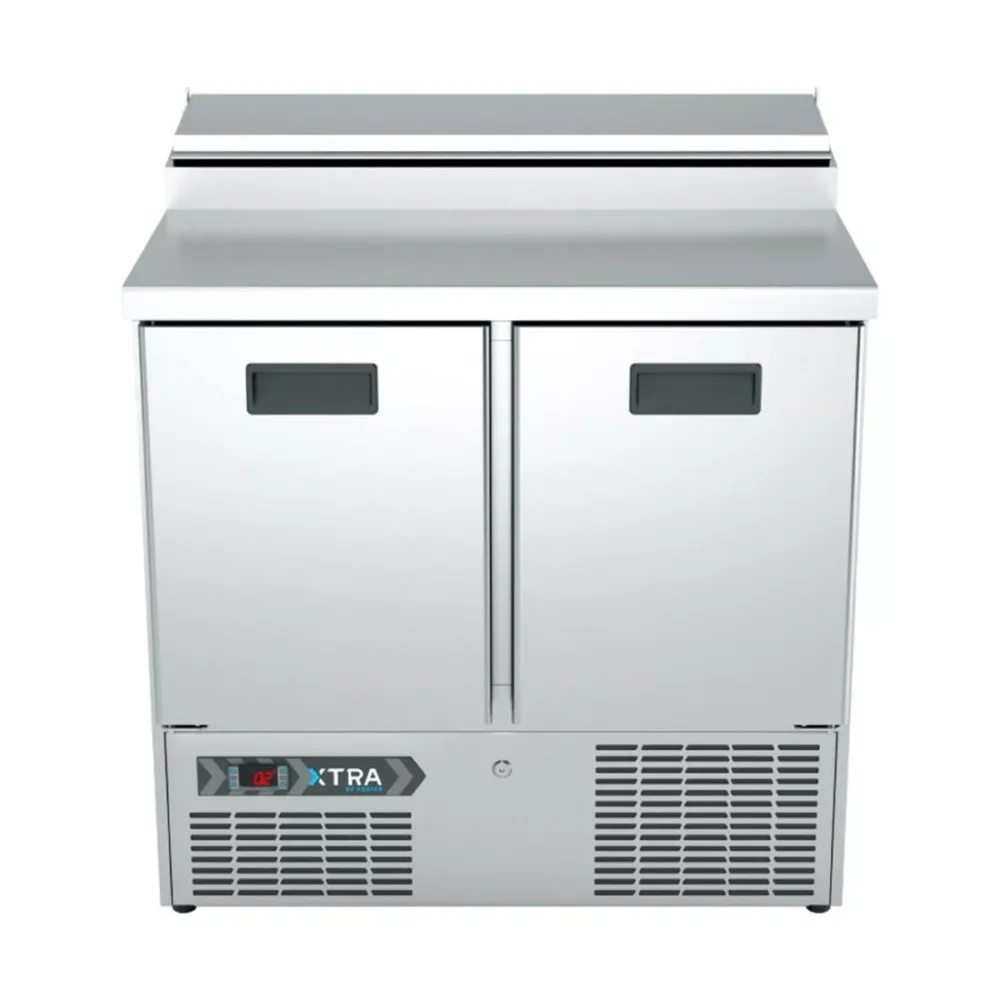 Foster Two Section XTRA Raised Top Prep Fridge St/St Ext/Int XRP-2H 33-273 - islandcatering