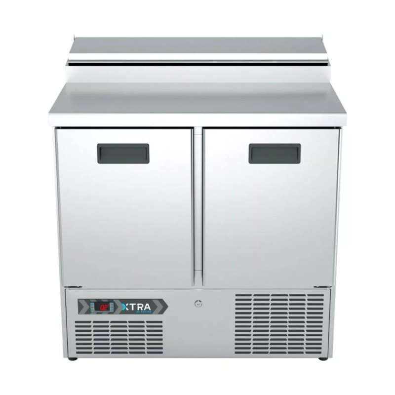 Foster Two Section XTRA Raised Top Prep Fridge St/St Ext/Int XRP-2H 33-273 - islandcatering