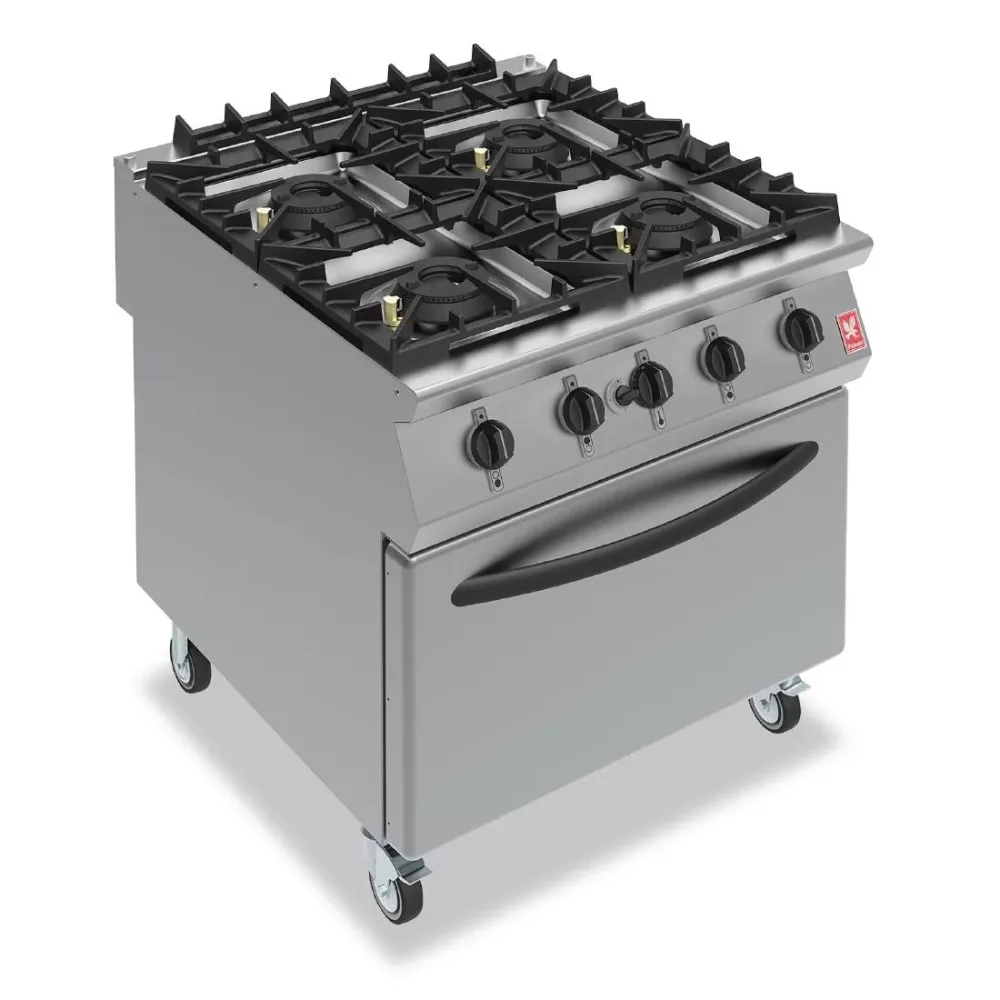 Falcon F900 Four Burner Oven Range on Castors Propane Gas G9184 - islandcatering