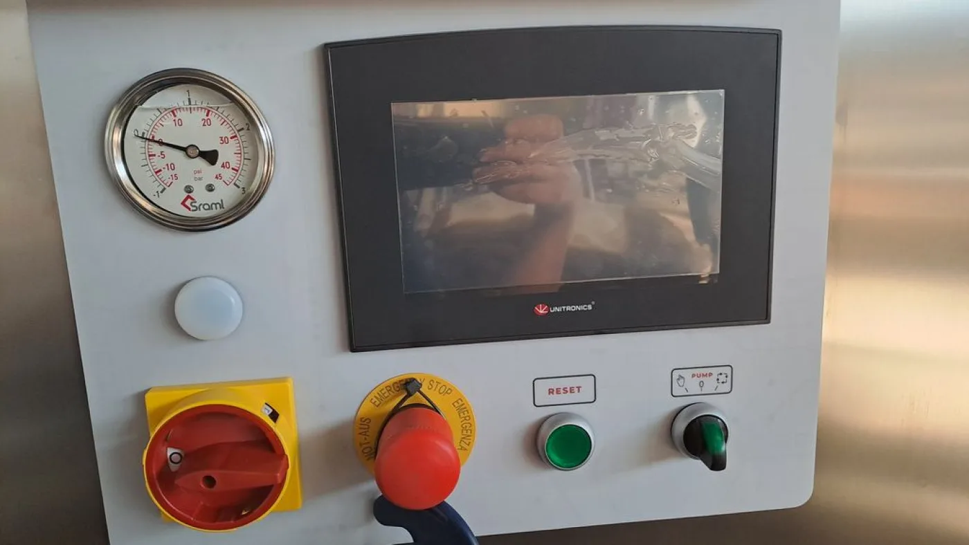 PNEUMATIC MEMBRANE PRESS, MODEL VP11E, OPEN CYLINDER, NEW EQUIPMENT - 7
