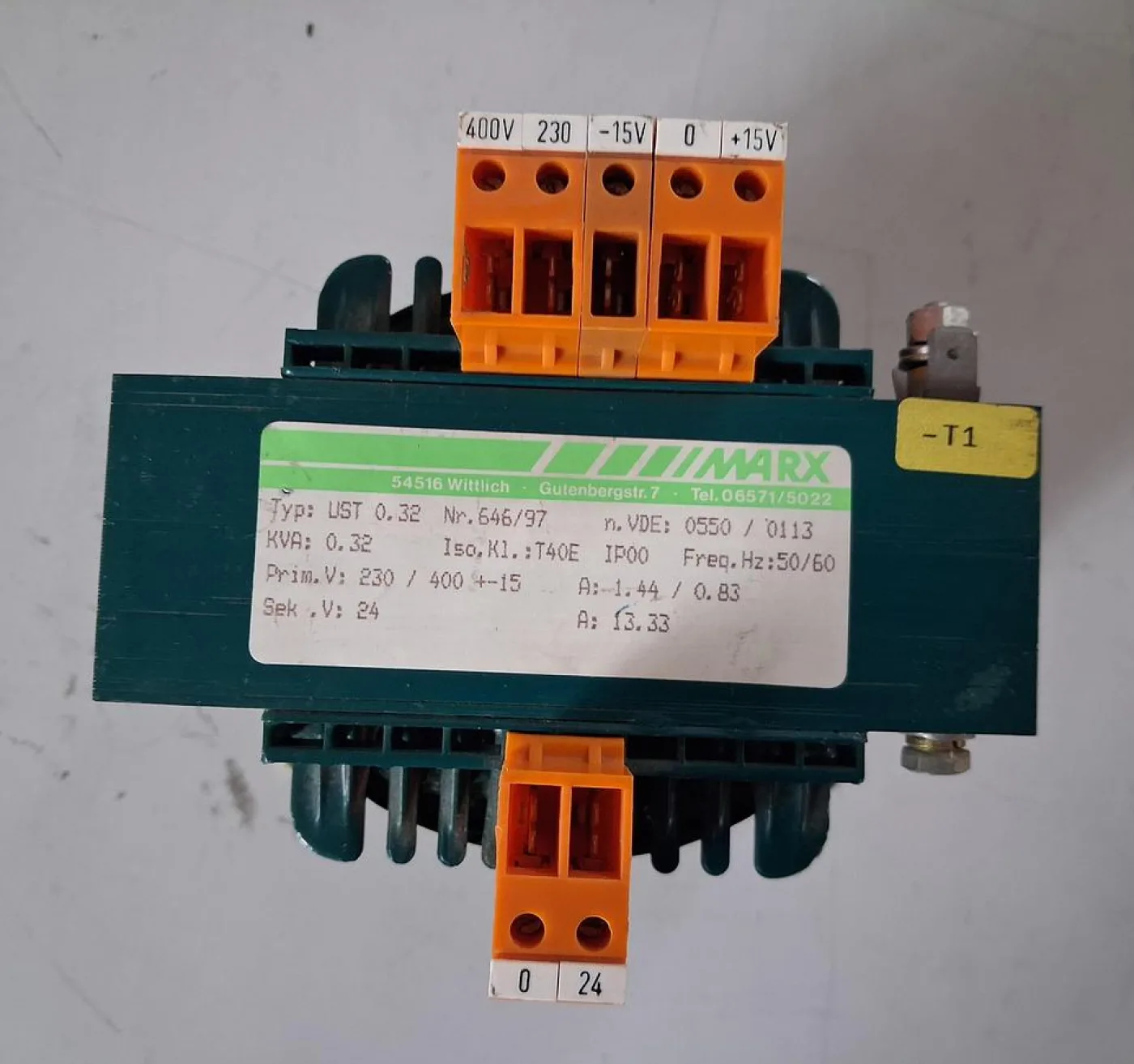 MARX UST 0,32 Trenntransformato - 7