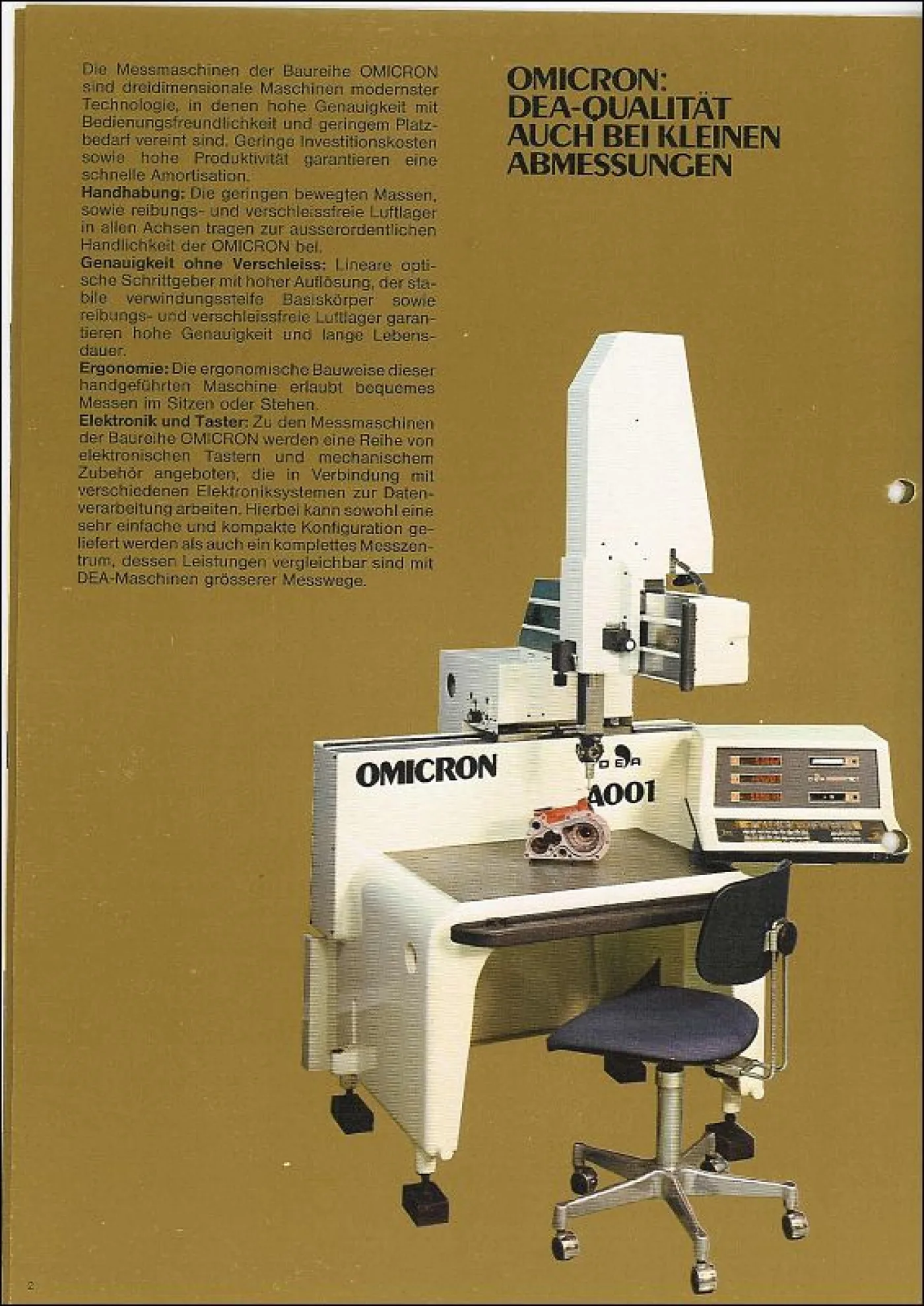 OMICRON A 001 DEA 1989 - 2