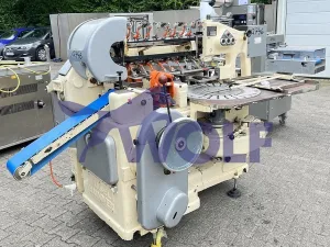 Stannioliermaschine OTTO HÄNSEL - Type HPU-Z für Doppeldreheinschlag.