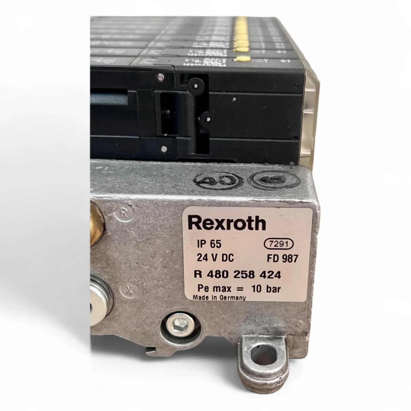 Rexroth Ventilinsel 0 820 055 101G – 9 × R 480 258 424 (IP65, 24 V DC, 10 bar) – passend u.a für HOMAG BOF / BAZ / BHC - 6