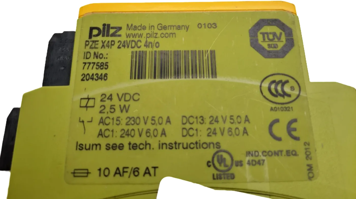 Pilz Kontakterweiterung PZE X4P 24VDC 4n/o - 3