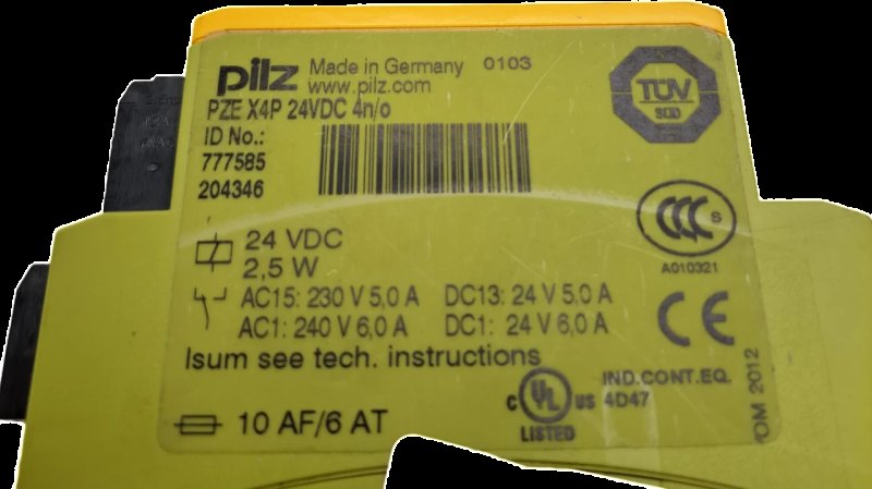 Pilz Kontakterweiterung PZE X4P 24VDC 4n/o