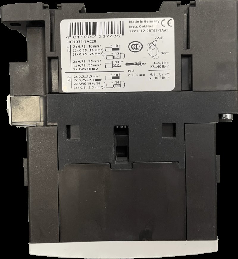 Siemens Leistungsschütz 3RT1034-1AC20