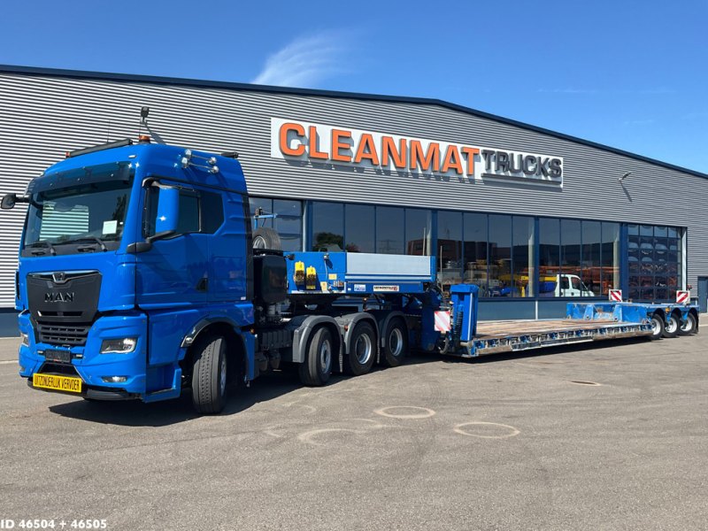 MAN TGX 41.640 Euro 6 8x4 + Faymonville 3-assige Euro Dieplader