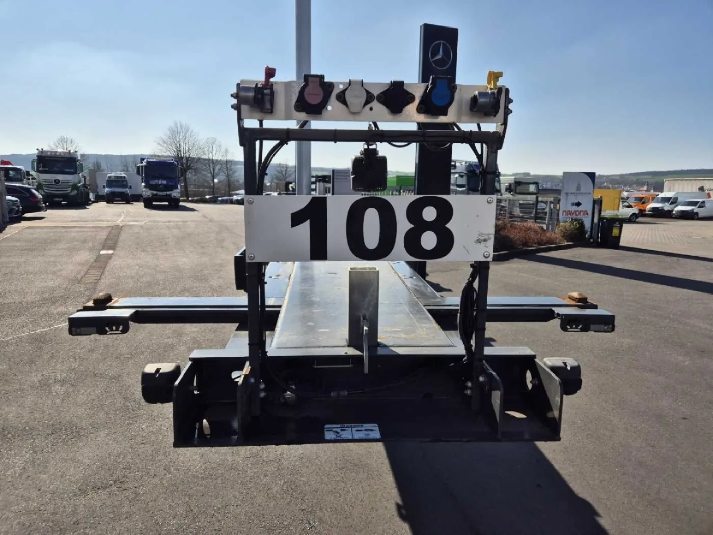 Krone SD Container, BPW-Achsen Liftachse mitte - 8