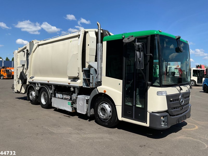 Mercedes-Benz Econic 2630 Euro 6 CNG Norba MF 300 18m³ 2 compartimenten just 137.620 km!