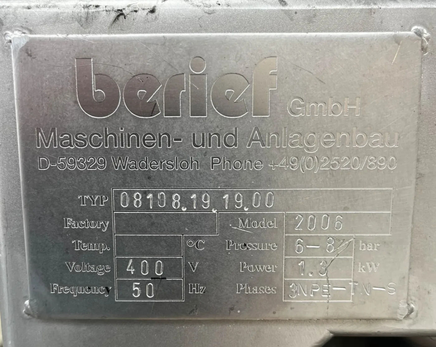 Berief 1500 Ltr - Stirring vessel - 1