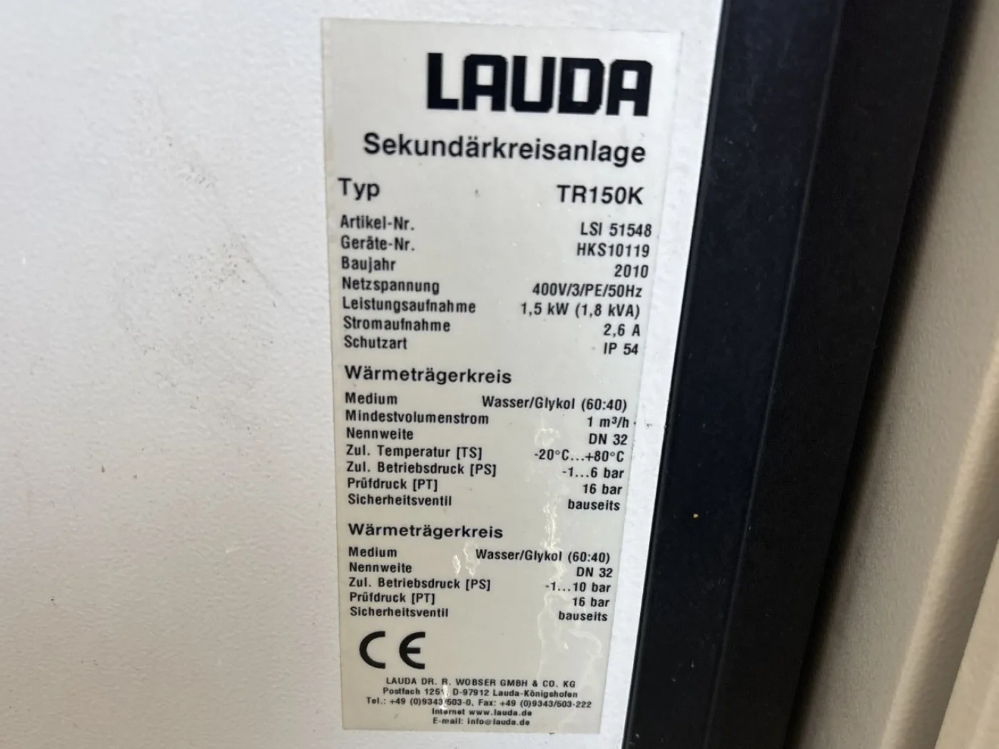 Lauda TR 150 K - Temperature control unit - 7