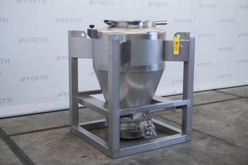 AZO D800xD400x1300H Batchtainer - Silo