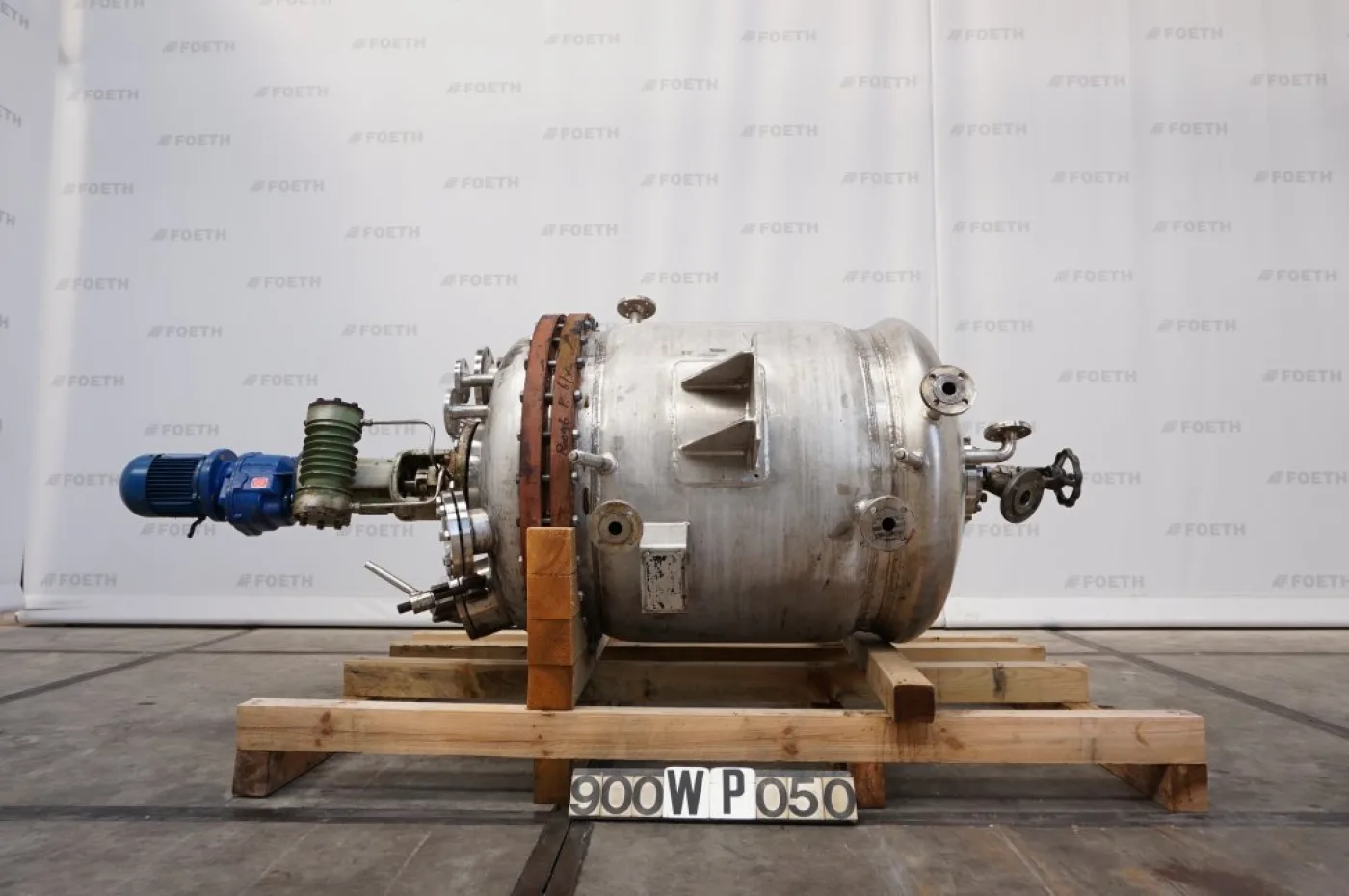 Sombroek Zaandam 600 l Anchor stirrer - Stainless Steel Reactor - 1