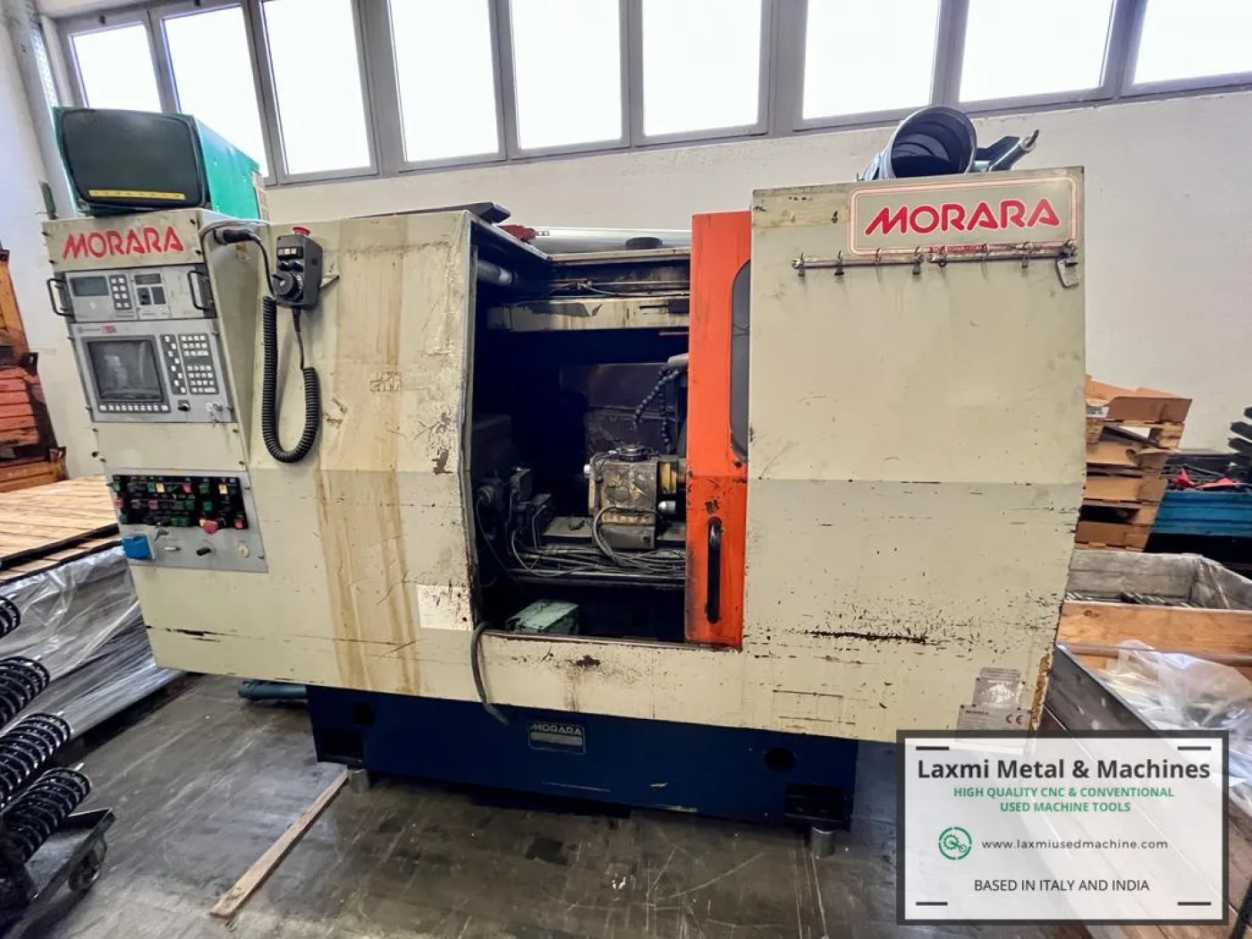 CNC ANGULAR EXTERNAL GRINDING MACHINE, MORARA - ED 400 CNC - Laxmi Metal & Machines, Rohtak - 1
