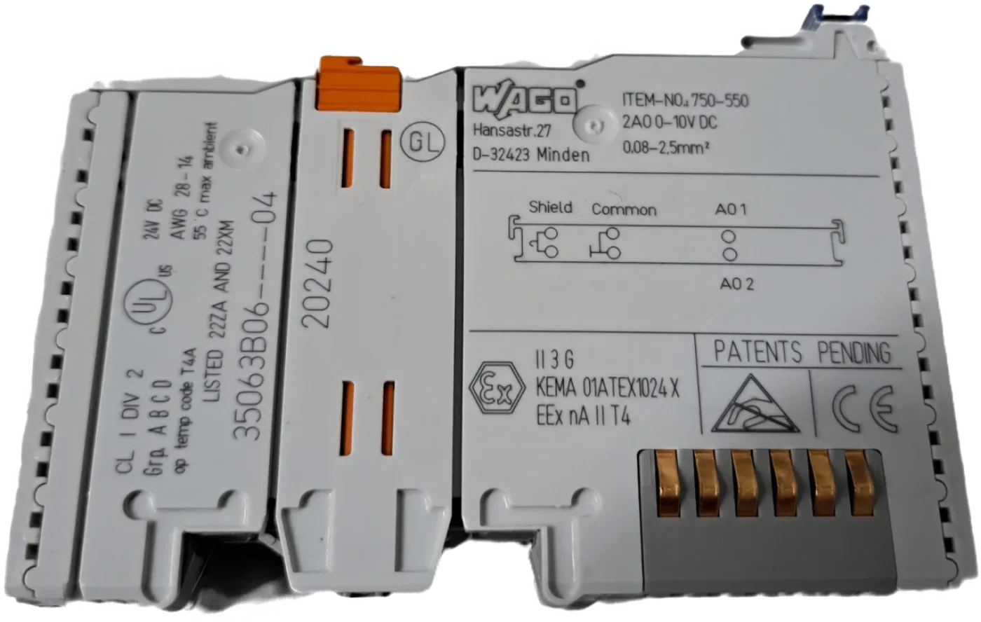 WAGO 2-Kanal-Analogausgang 750-550 - 2