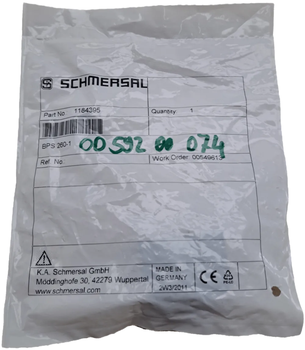 Schmersal Betätiger und Sensor auf einer Befestigungsebene 1184395 / BPS260-1