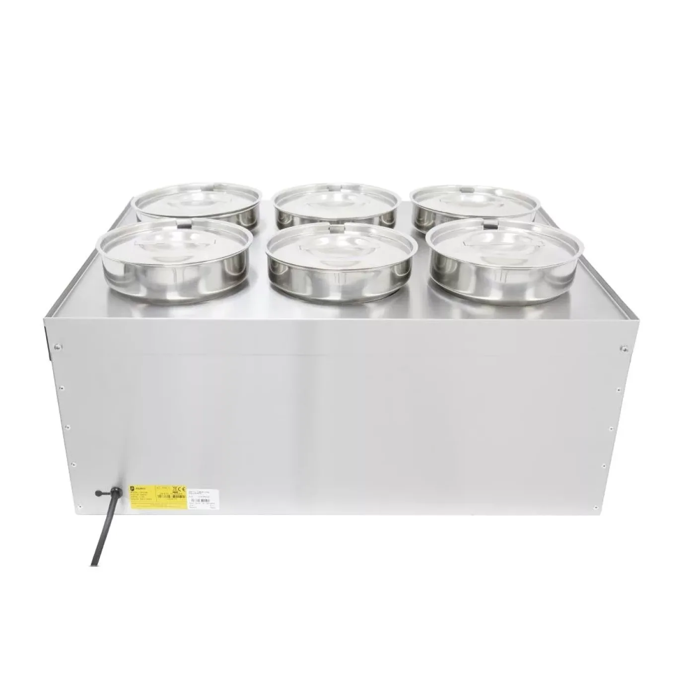 Parry 6 Pot Bain Marie NPWB6 - islandcatering - 5