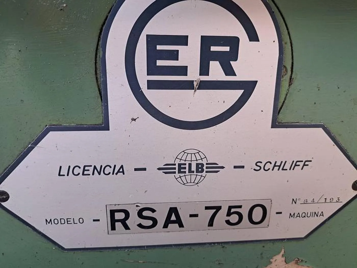 Retificadora GER ELB RSA 750 - 1