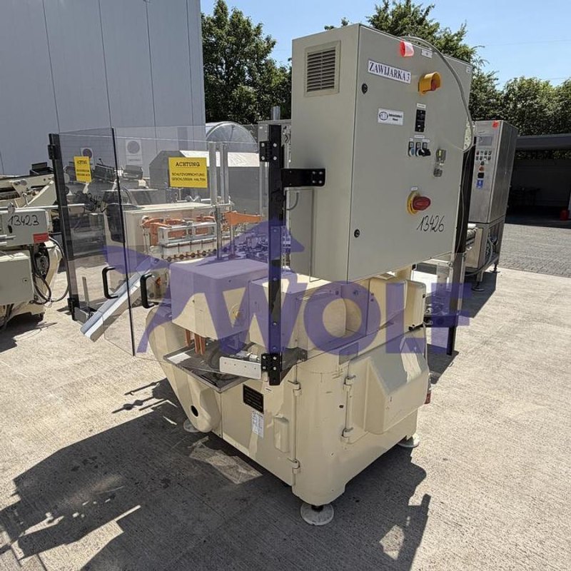 Stannioliermaschine RASCH - Type RU-EK, mit Klappstaion.