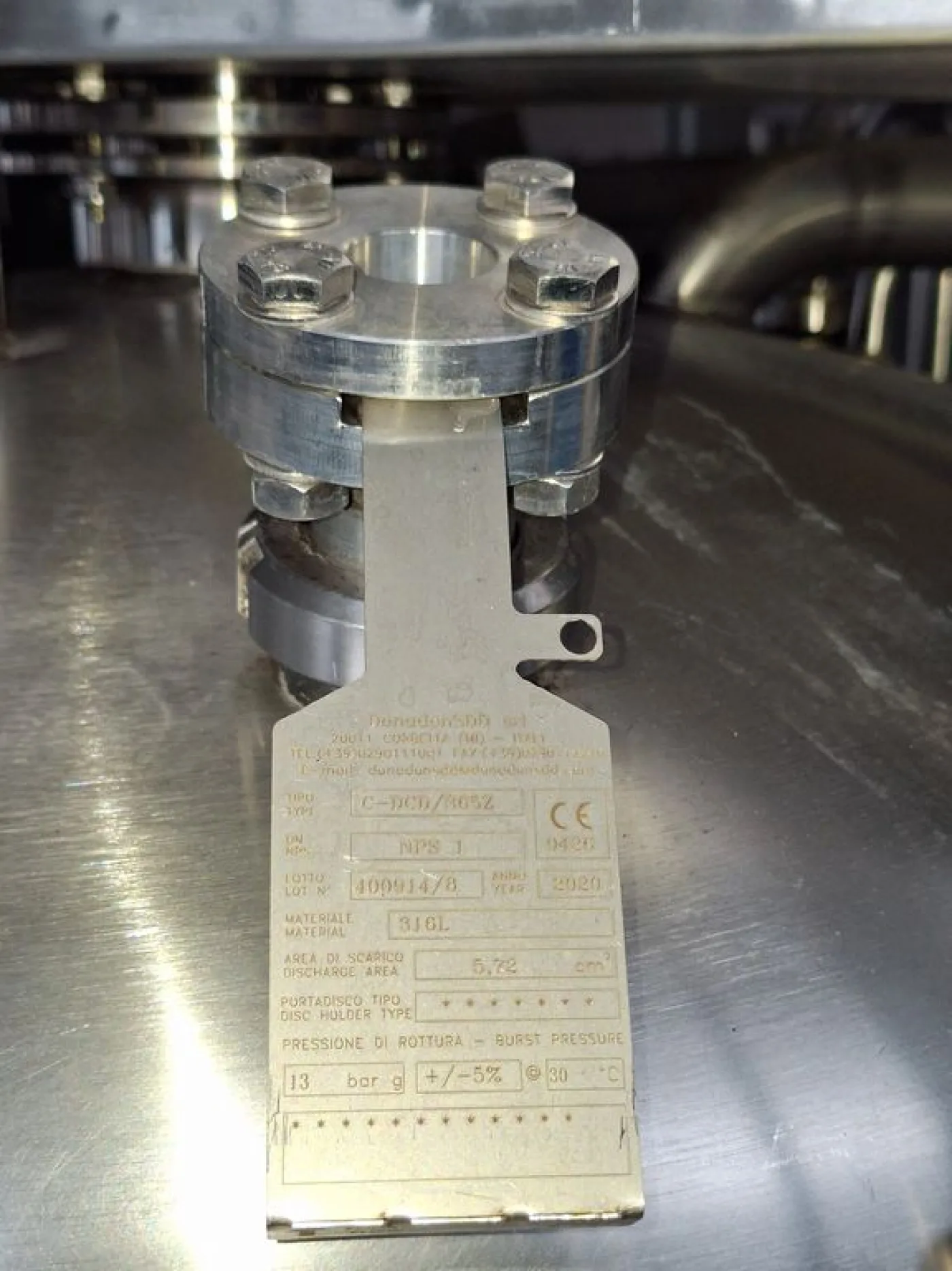 KIESELGUR FILTER DELLA TOFFOLA MOD. NF10 IN STAINLESS STEEL, 10 MQ FILTERING SURFACE, SECOND HAND MACHINE - 8