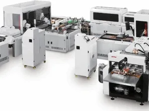 Línea Automática para Estuches de Tapa Dura JDS QFM 460 / JDS QFM 600