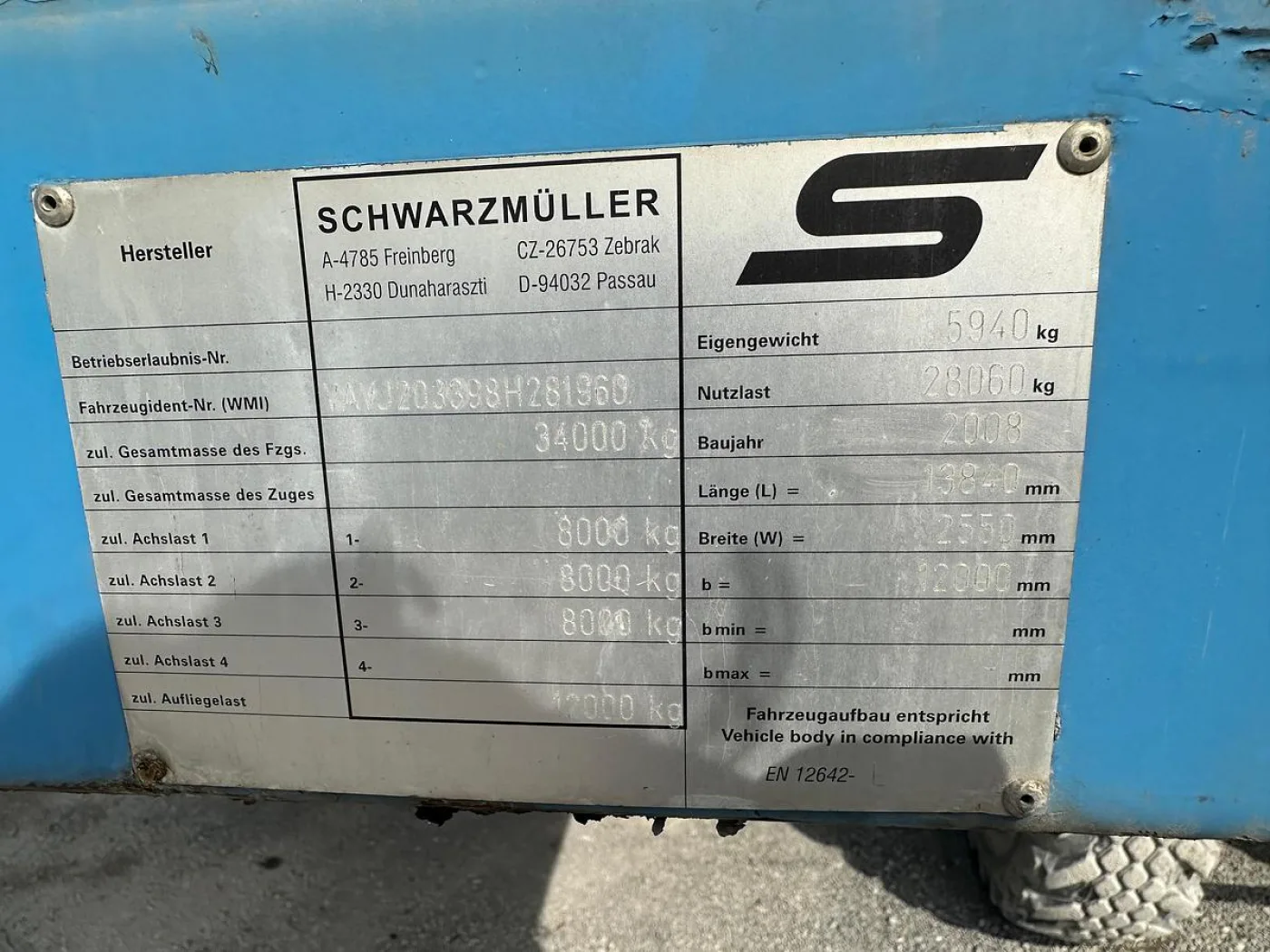 2008 Schwarzmüller J203 Anhänger - 5