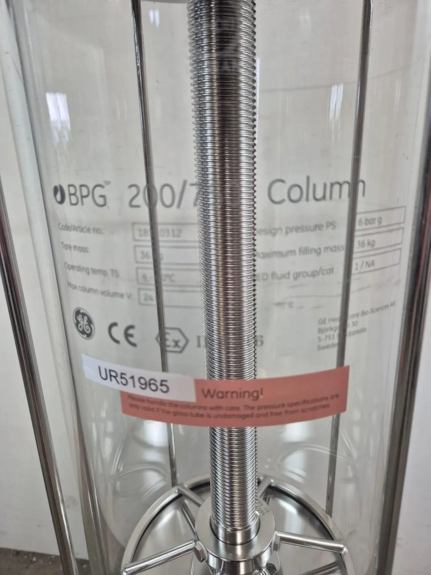 GE Healthcare BPG 200/270 Axichrom Column - 2