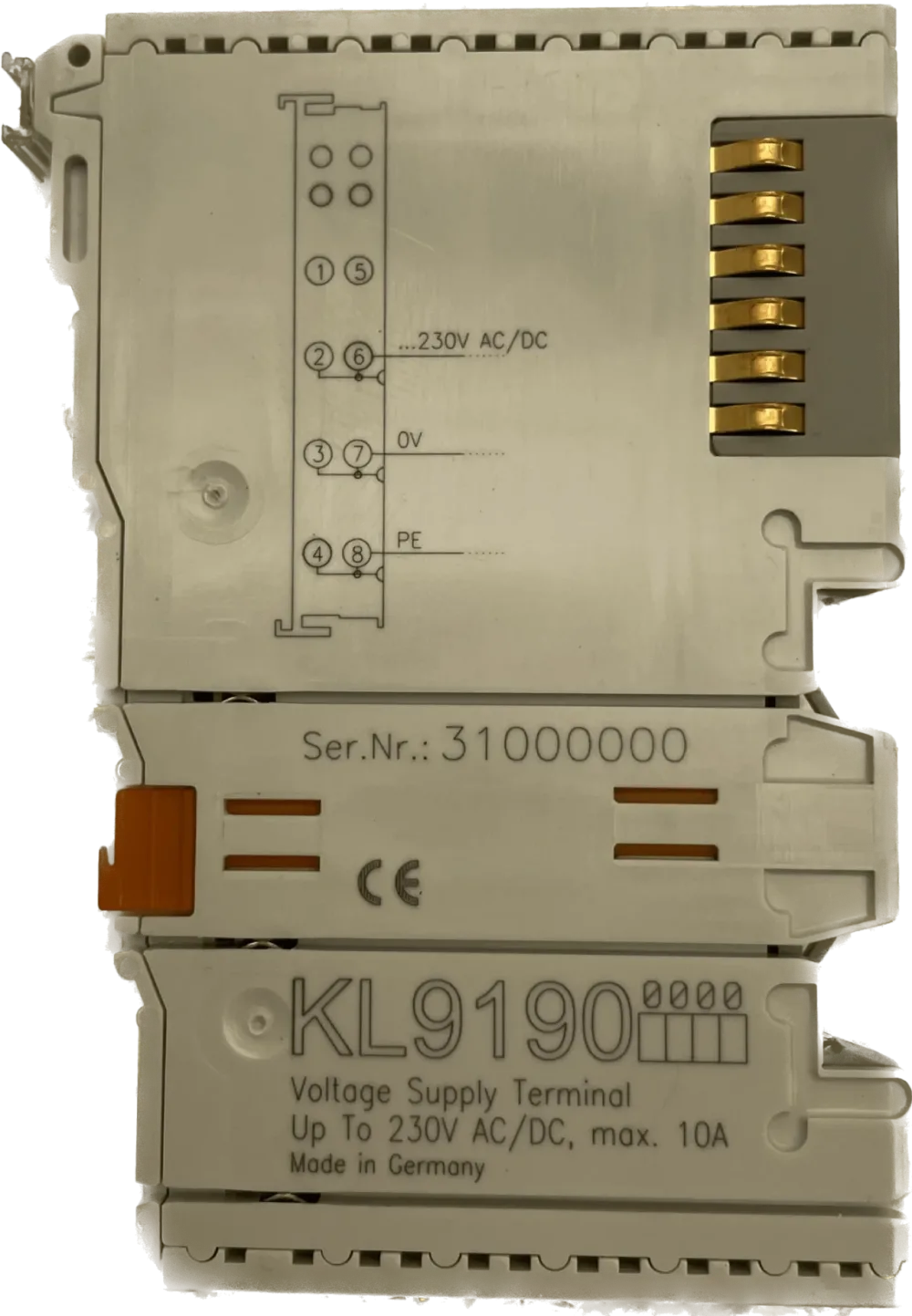 Beckhoff Einspeiseklemme KL9190