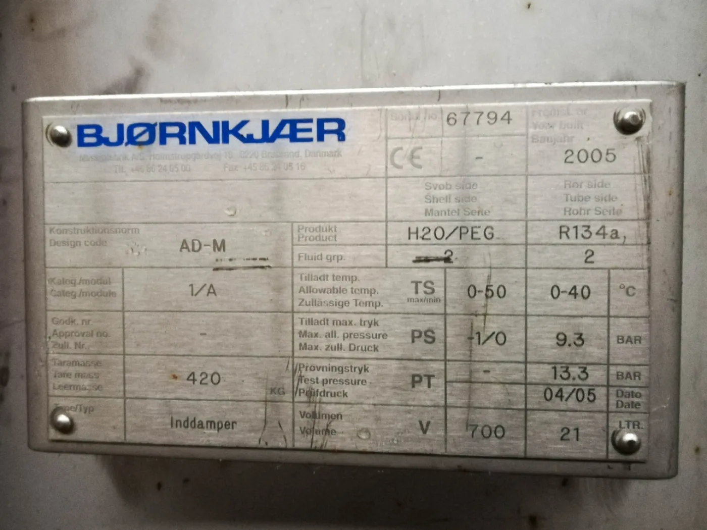 Bjornkjaer ELTS FLASH 235/100 - Distillation - 2