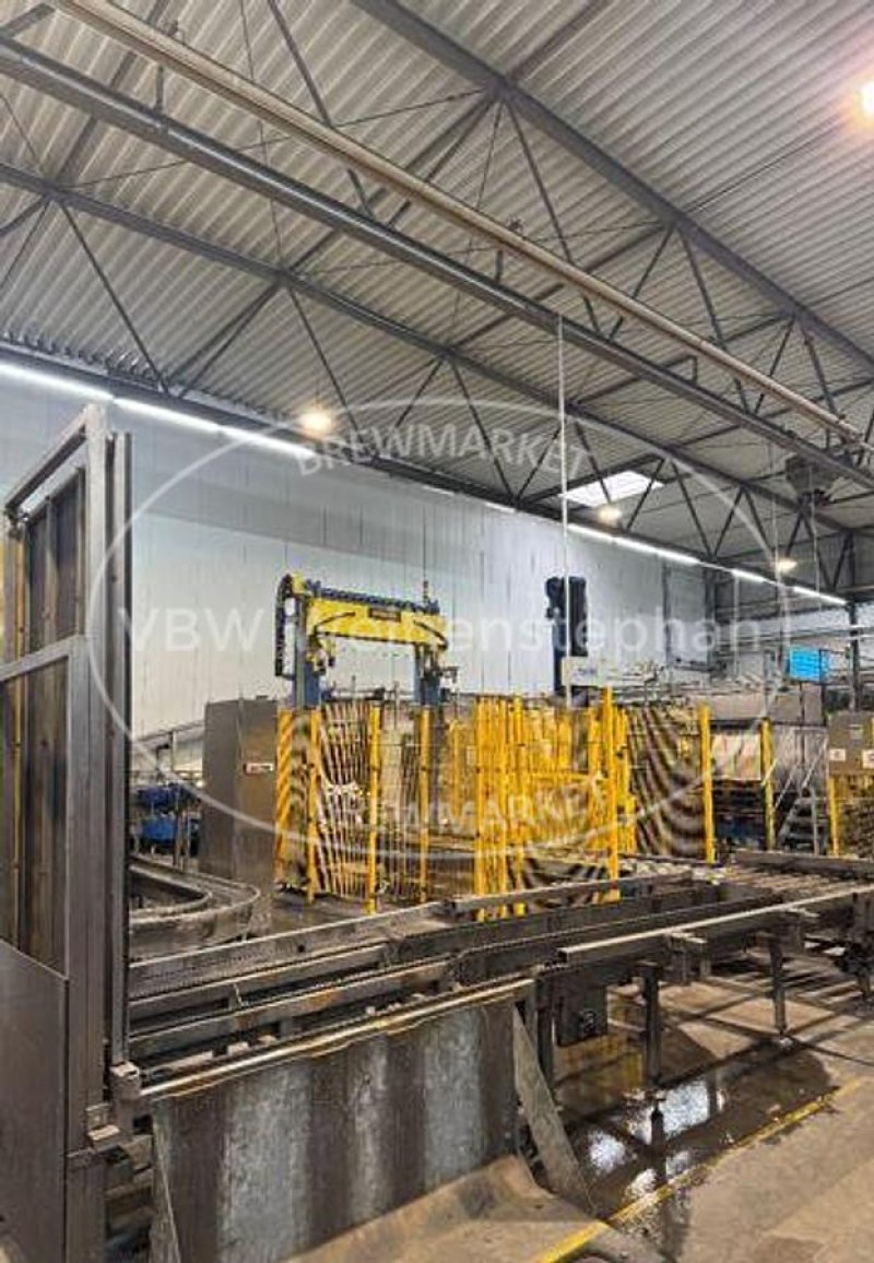 Palletising and depalletising plant