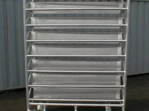 Blast freezing trolley, aluminium, NEW