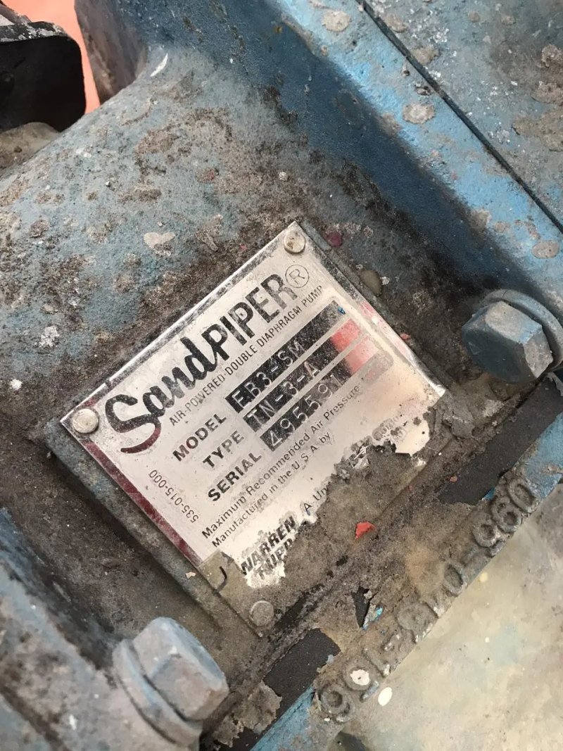 USED AODD SANDPIPER EB3-M TN-3-A AIR OPERATED DOUBLE DIAPHRAGM PUMP