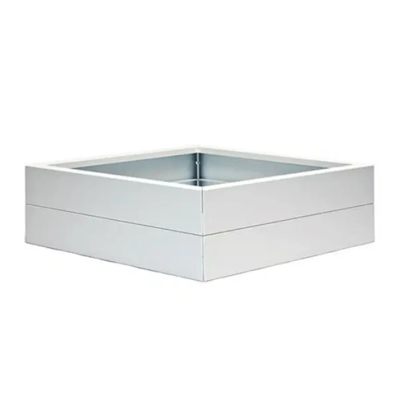Bloembak Modulair Wit - 28 cm hoog - 1