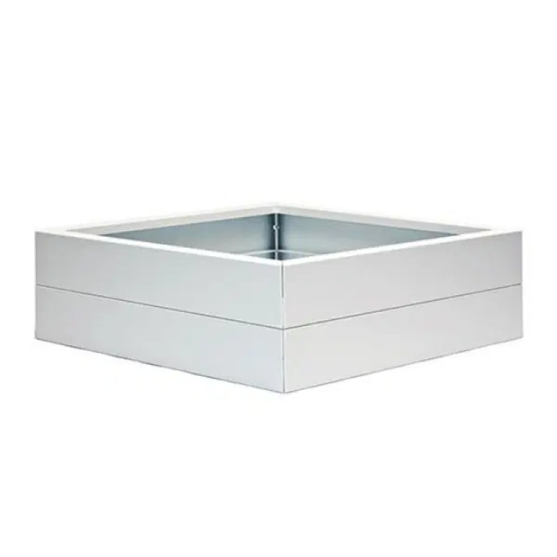 Bloembak Modulair Wit - 28 cm hoog