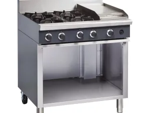 Blue Seal Cobra Propane Gas Range 4 Burner with Griddle C9C/L - islandcatering