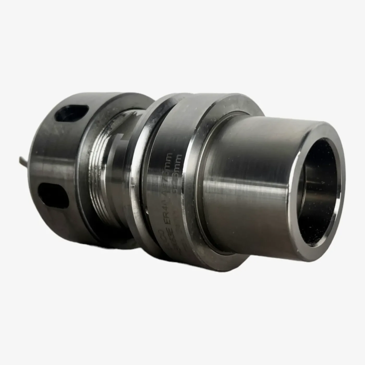 HSK 63 E ER 40 LEUCO Spannzangenfutter A=76 N=24.000 , 3-20 mm mit Fräser 8 mm NL= 38mm mit Beschichtung Art.-Nr. 6340838 - 6