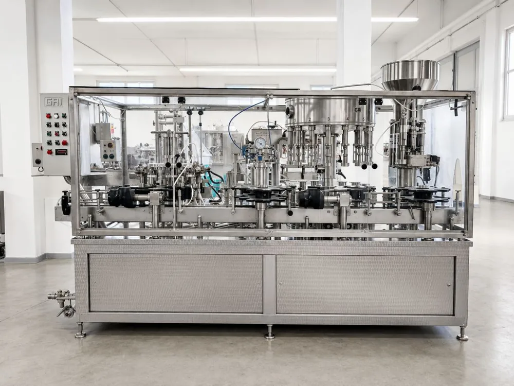 MONOBLOCK GAI IN STAINLESS STELL MODEL 3014, SECOND HAND MACHINE