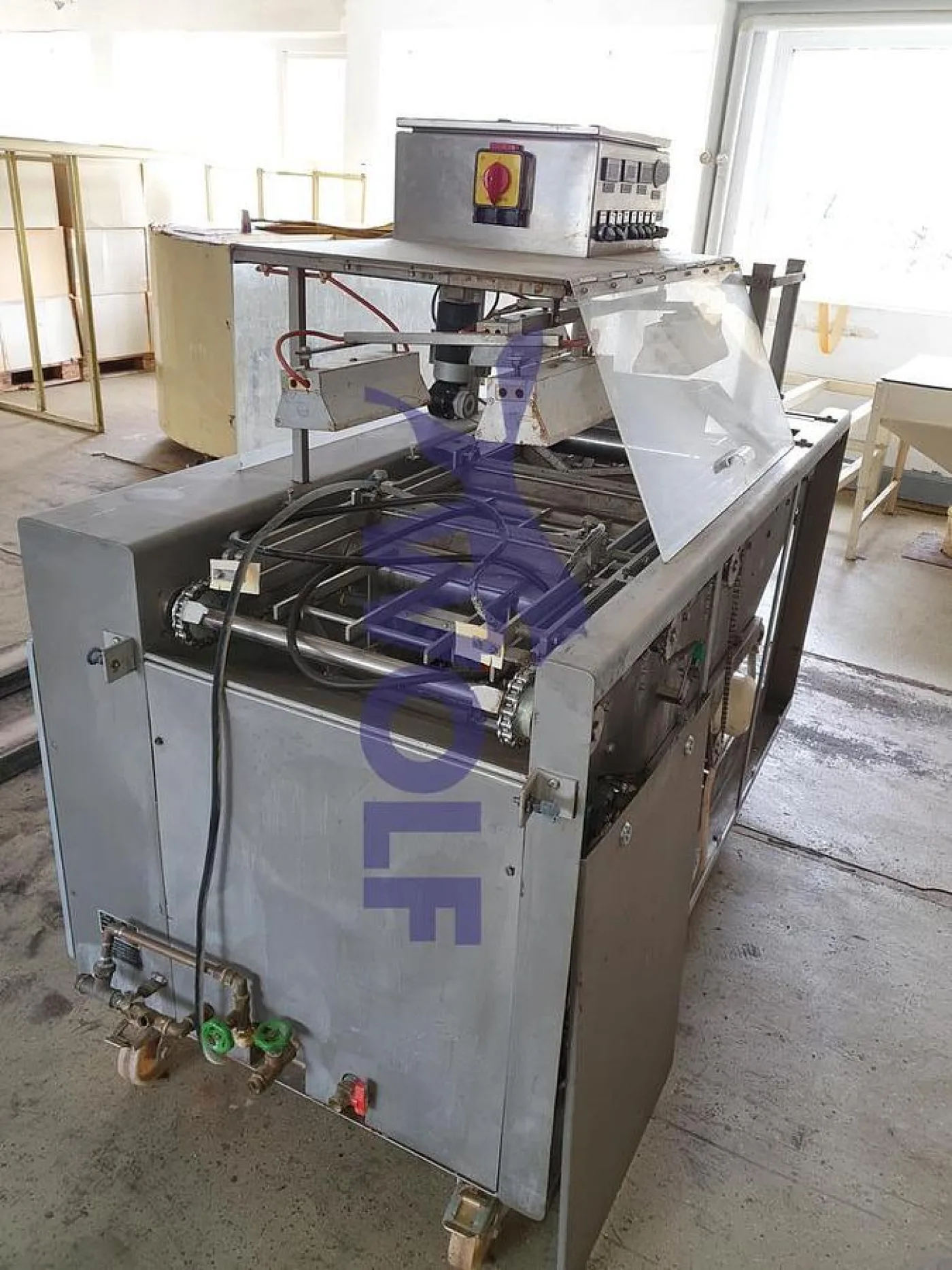 Formenfüllmaschine WOLF für Dekorplättchen - Type W-FW-200, Arbeitsbreite ca.: 420 mm - 2
